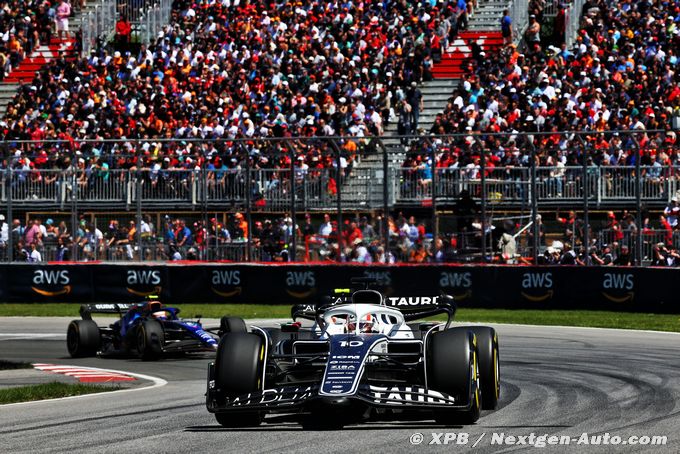 Gasly finit seulement 14e au Canada (…)