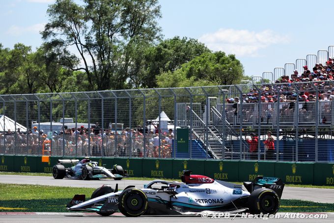 Mercedes F1 a supprimé le marsouinage