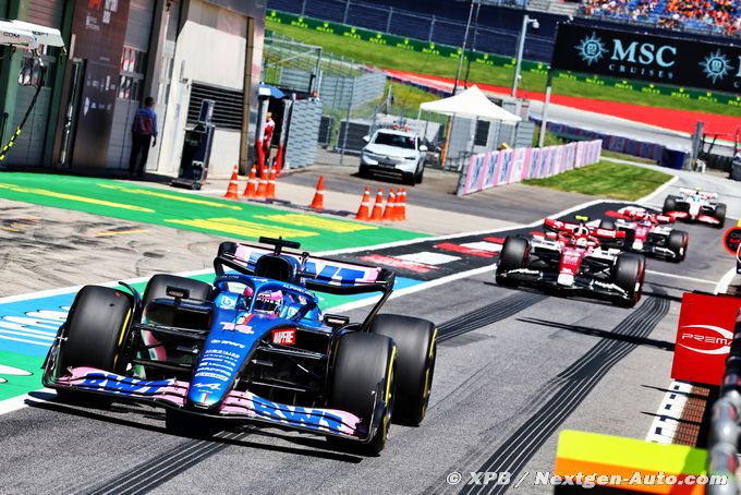 Ocon et Alonso partiront respectivement