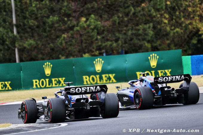Bilan de la saison F1 2022 - Williams F1