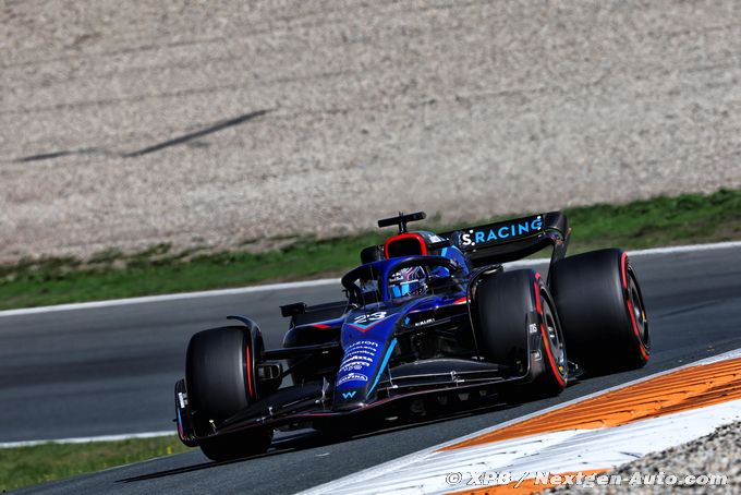 Alex Albon atteint la Q2 à Zandvoort (…)