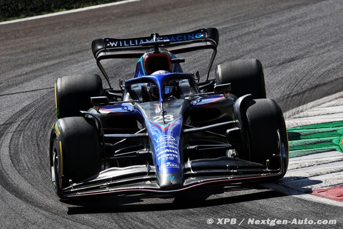 Fórmula 1 |  Albon en el top 10 en EL2, Latifi un segundo detrás de él