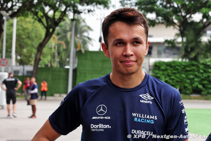 Albon est 'aussi en forme' que