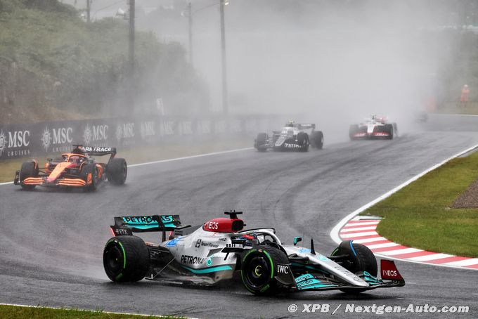 Mercedes F1 a connu une course (...)