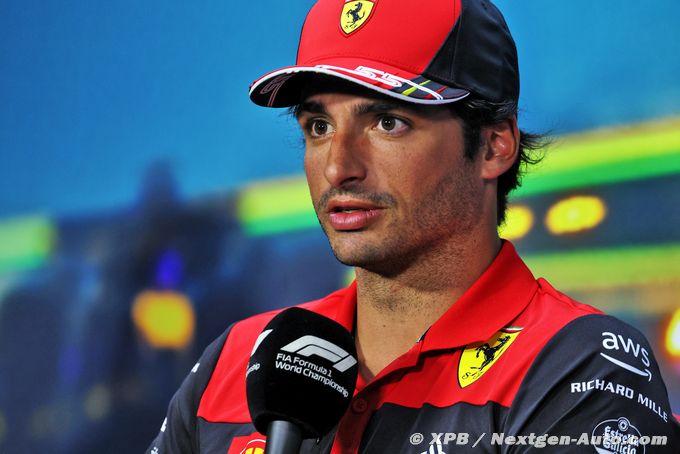 Sainz est heureux d'avoir (…)