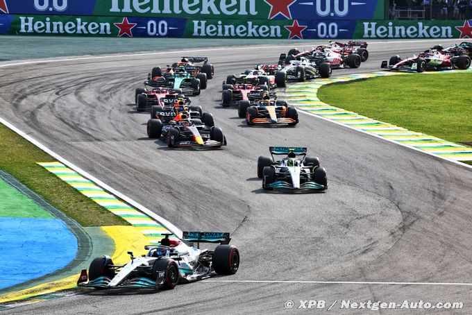 Russell gagne au Brésil, Mercedes F1 (…)