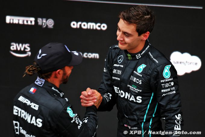 Formula 1 |  Hamilton potrebbe lasciare la Mercedes F1 se Russell lo battesse di nuovo nel 2023