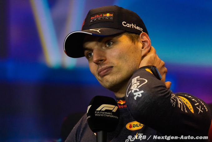 Verstappen tackles 'sadness'