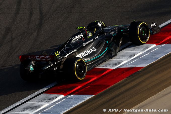 Mercedes F1 a progressé aujourd'hui