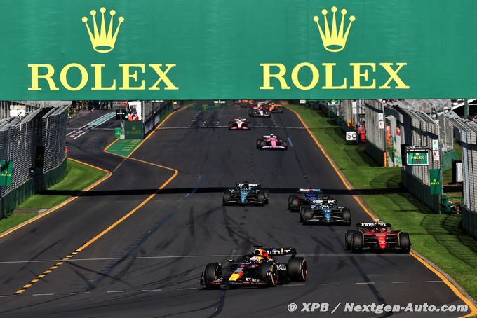 Vainqueur à Melbourne, Verstappen (…)