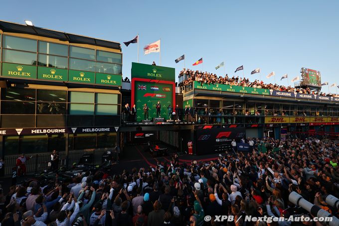 Melbourne fans banned from entering F1