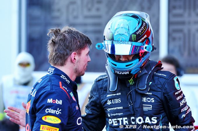 Russell n'en veut pas à Verstappen