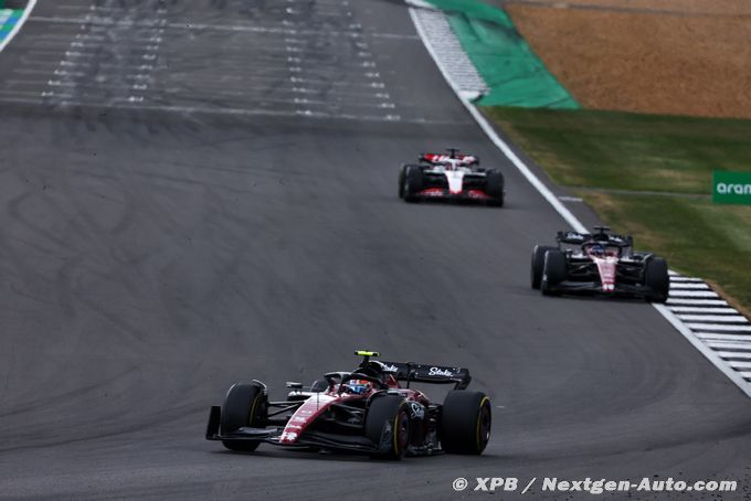 Alfa Romeo F1 a souffert à Silverstone