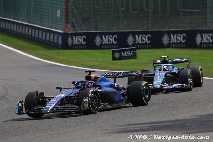 Williams F1 a souffert en course en (…)