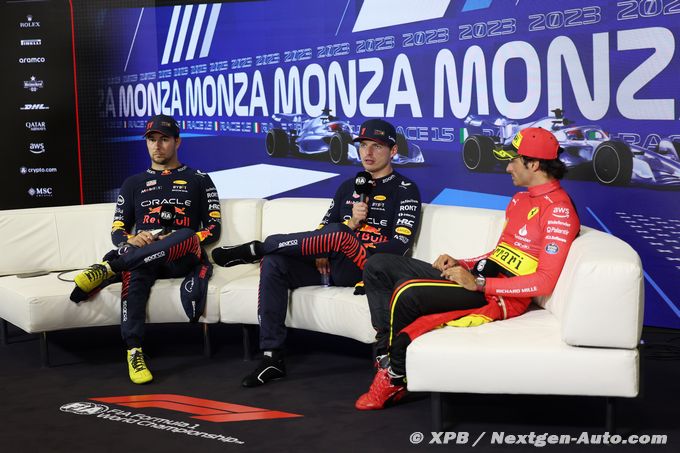 Verstappen, Sainz et Pérez sont (…)