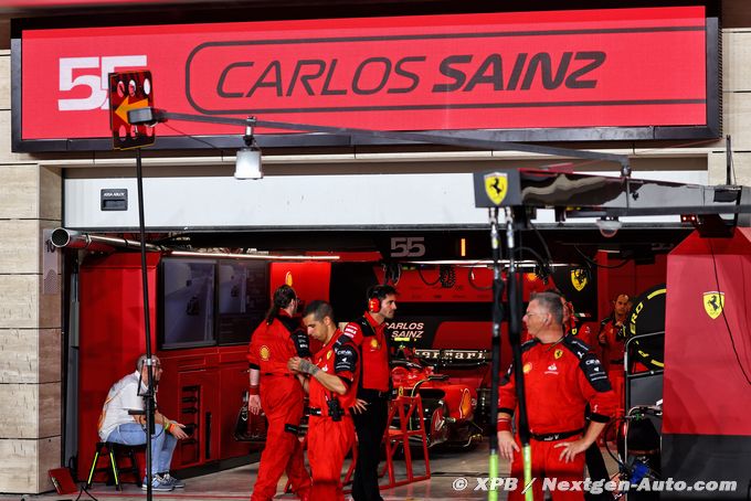 La fuite sur la Ferrari de Sainz (...)