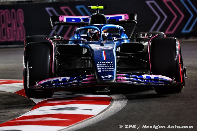 Alpine F1 : Gasly n'a 'aucune