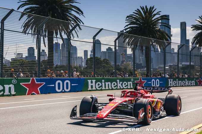 Australie, EL2 : Leclerc devance nettement Verstappen et Sainz thumbnail