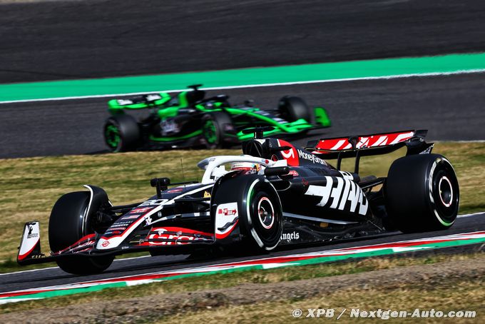 Haas F1 rate de peu le top 10 à Suzuka