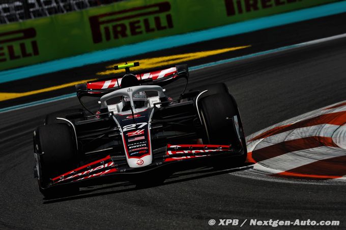 Haas F1 : Hülkenberg en Q3, Magnussen se