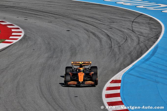 En pole en Espagne, Norris et McLaren F1