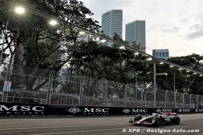 Haas F1 visera la Q3 à Singapour (…)