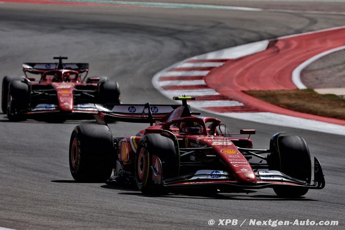 Ferrari : Sainz et Leclerc verrouillent