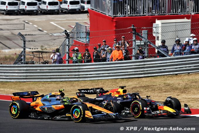 Verstappen a ‘eu peur de Norris'