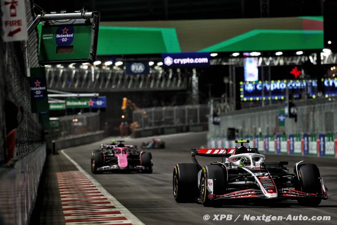 Haas F1 reprend la 6e place à Alpine (…)