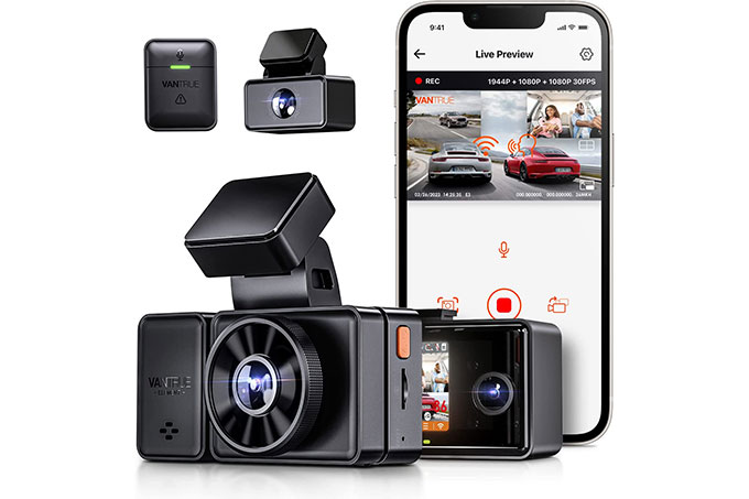 On a testé : la dashcam Vantrue E3