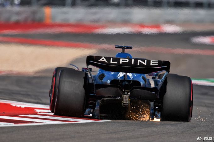 Alpine F1 a souffert de l'autorisat