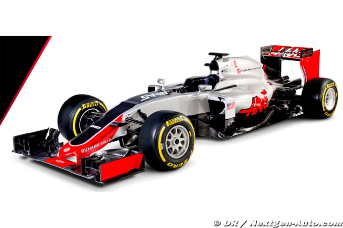 Haas unveils maiden F1 car