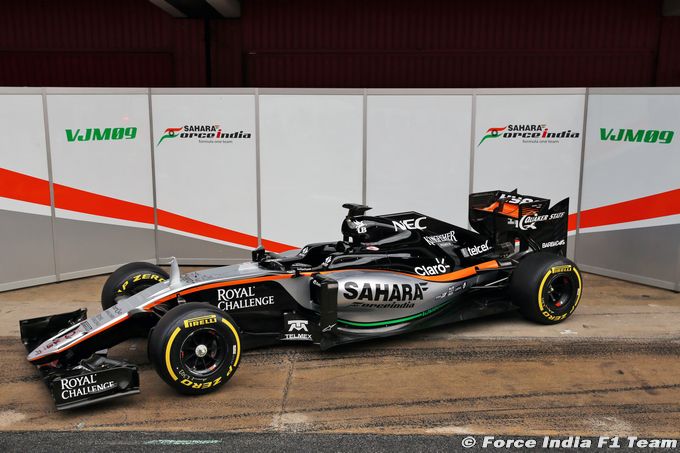 Green : La Force India VJM09, une (…)