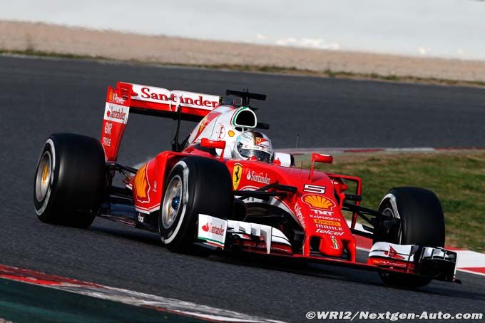 Barcelone I, jour 2 : Vettel meilleur