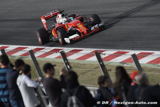 Barcelona I, day 2: Vettel quickest