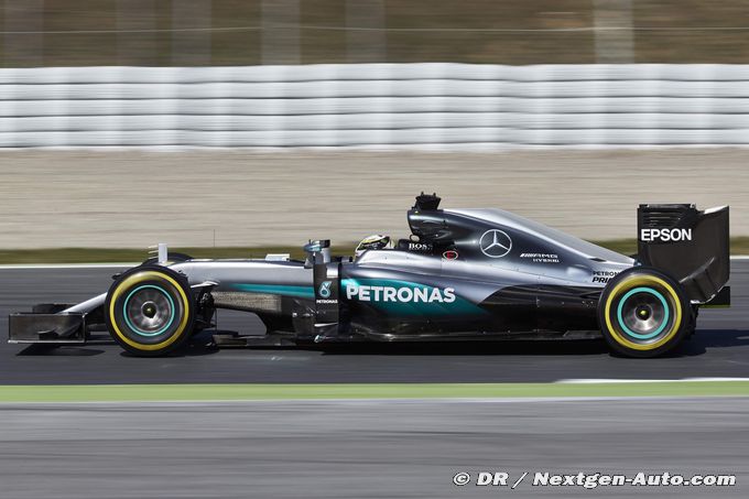 Hamilton heureux de voir sa Mercedes W07