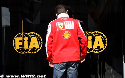 Ferrari - FIA : conseil mondial le (...)