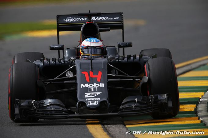 Race - Australian GP report: McLaren