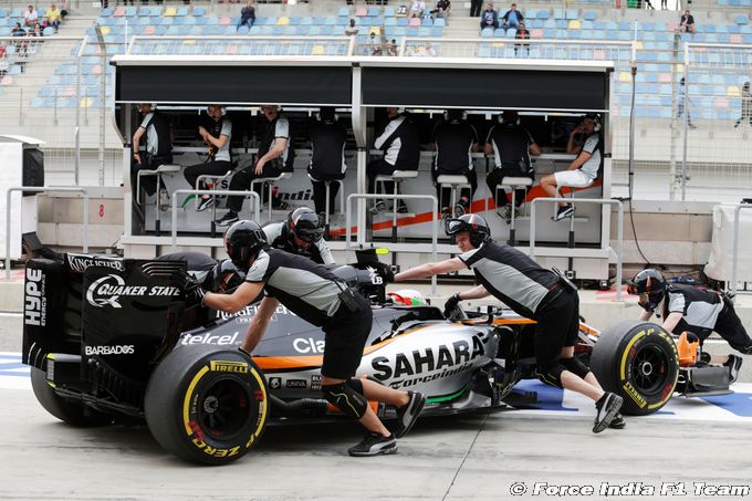 Force India doit répondre à l'Union