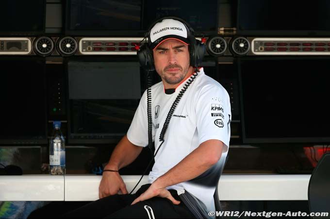 McLaren compte garder Alonso après 2017