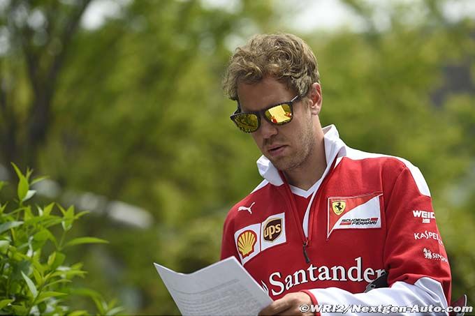 Vettel plays down risk of F1 driver