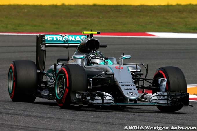 Rosberg en pole, Hamilton sur la (…)