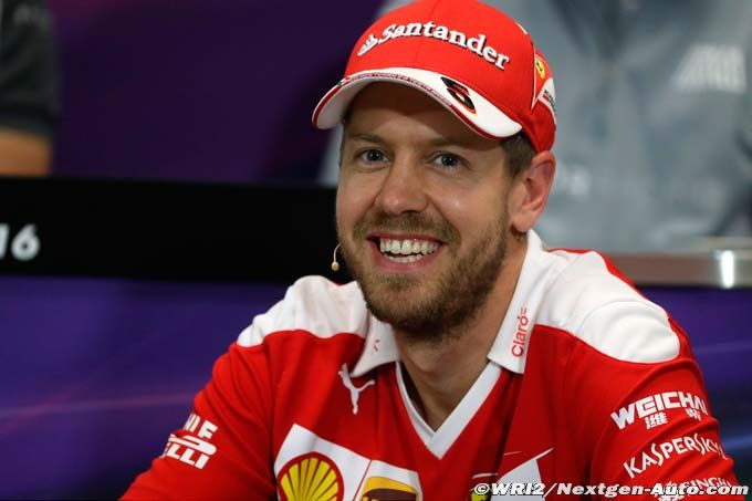 Vettel refuse de céder à la panique