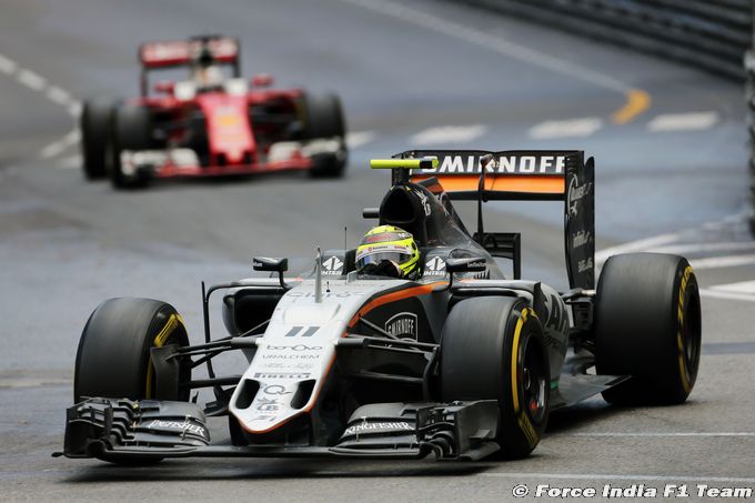 Perez : Force India peut viser la 4e (…)