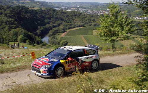 Les Citroën C4 WRC dominent l'étape