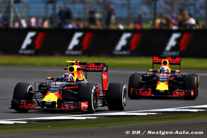 La lutte entre Verstappen et Ricciardo