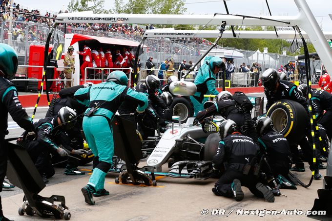 L'entraînement de Mercedes pour (…)