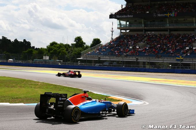 Race - German GP report: Manor Mercedes