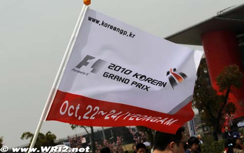 Photo shows Korea GP track not (...)