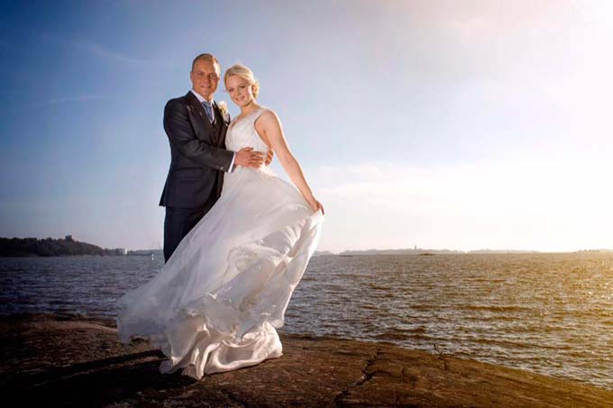Bottas gets married in Helsinki